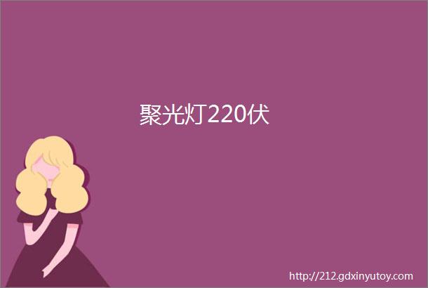 聚光灯220伏