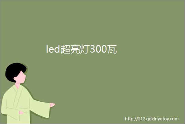 led超亮灯300瓦