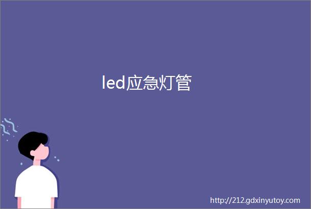 led应急灯管