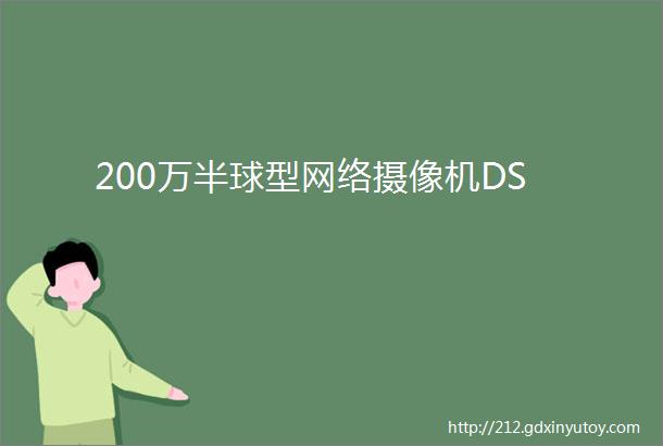 200万半球型网络摄像机DS