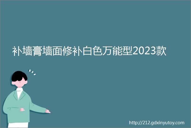 补墙膏墙面修补白色万能型2023款